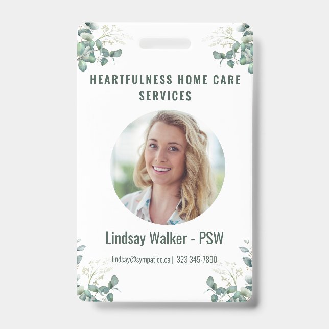 Crachá Estilo Eucalyptus (Frente)