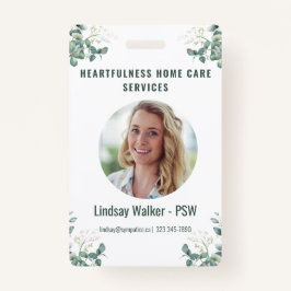 Crachá Estilo Eucalyptus