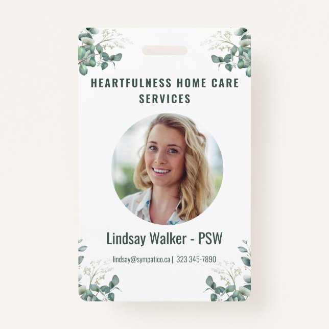 Crachá Estilo Eucalyptus (Frente)