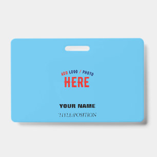CRACHÁ ESTILO MODERNO PERSONALIZADO SWAG AZUL CÉU MARCA V