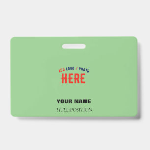 CRACHÁ ESTILO MODERNO PERSONALIZADO VERDE MINT VERIFICADO