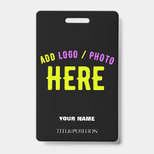 CRACHÁ ESTILO MODERNO PERSONALIZÁVEL PRETO VERIFICADO MAR