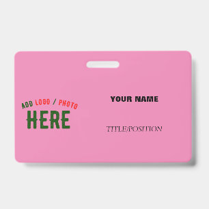 CRACHÁ ESTILO MODERNO PERSONALIZÁVEL ROSA VERIFICADO COM