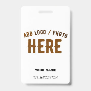 CRACHÁ ESTILOSO MODERNO PERSONALIZÁVEL BRANCO VERIFICADO 