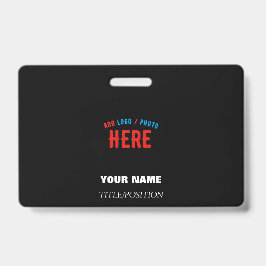 CRACHÁ ESTILOSO MODERNO PERSONALIZÁVEL PRETO VERIFICADO C