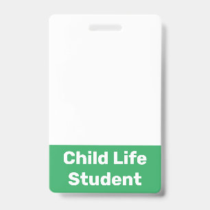 Crachá Estudante da Vida Infantil