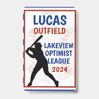 Crachá Etiqueta Bag Baseball