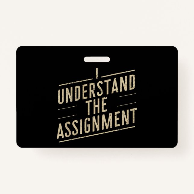 Crachá Eu entendo a atribuição Vote Kamala 2024 (Frente)