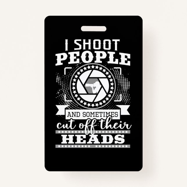 Crachá Eu Sou Fotógrafo (Frente)