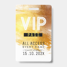 Crachá Evento de acesso VIP exclusivo workshop