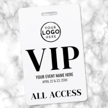 Evento de Todo o Acesso ao Logotipo VIP