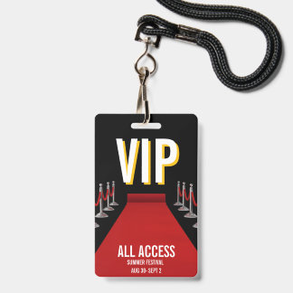 Crachá Evento VIP com Acesso Total ao Spotlight do Tapete