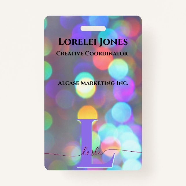 Crachá Faíscas Multicolores (Frente)