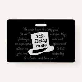 Crachá Fale comigo Darcy II