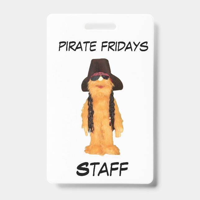 Crachá Fall Falldom Staff ID Badge  (Frente)