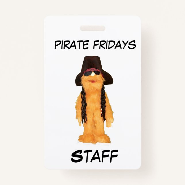 Crachá Fall Falldom Staff ID Badge  (Frente)