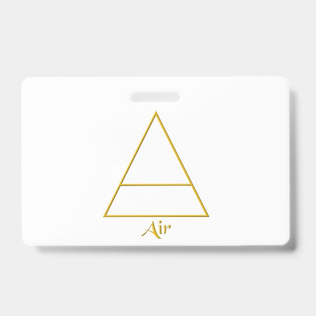 Crachá Falln Pagan Air Element Symbol (Frente)
