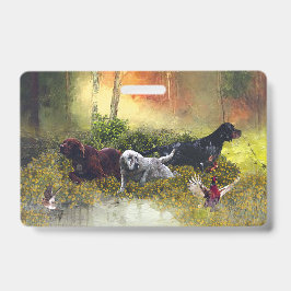 Crachá Família Setters