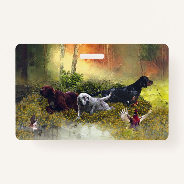 Crachá Família Setters (Frente)