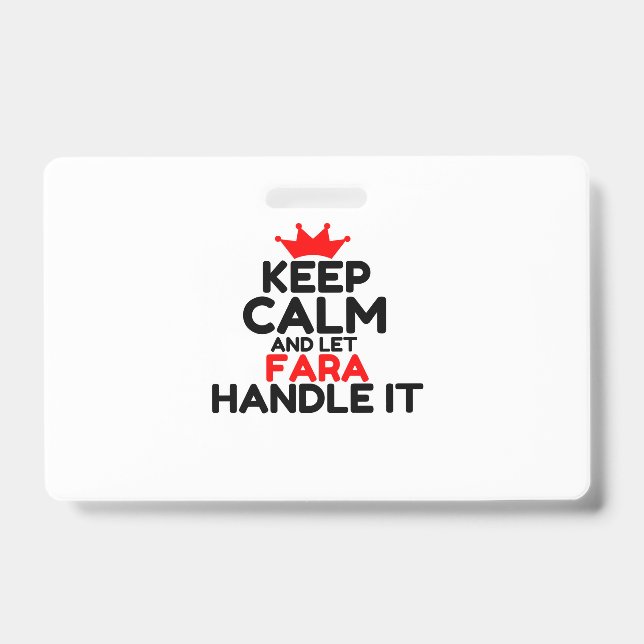 CRACHÁ FARA (Frente)