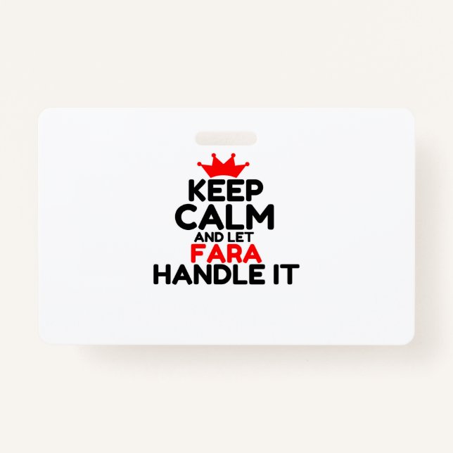 CRACHÁ FARA (Frente)