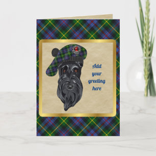 Crachá Farquharson e Cartão Personalizado Tartan