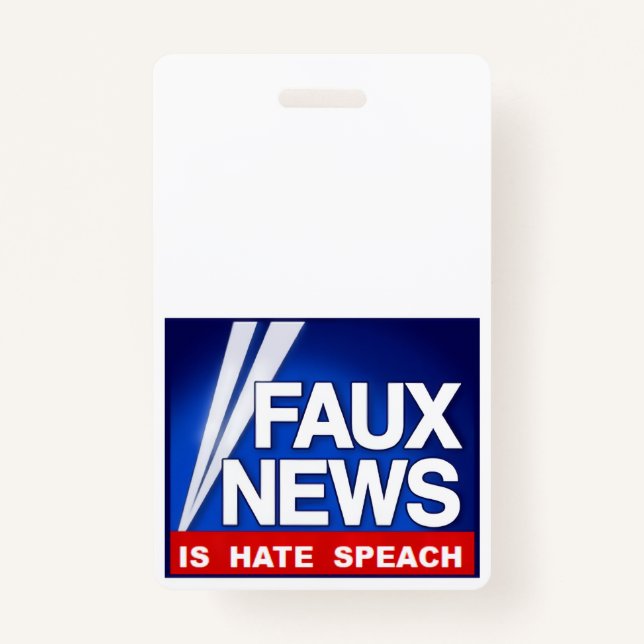 Crachá Faux News (Frente)