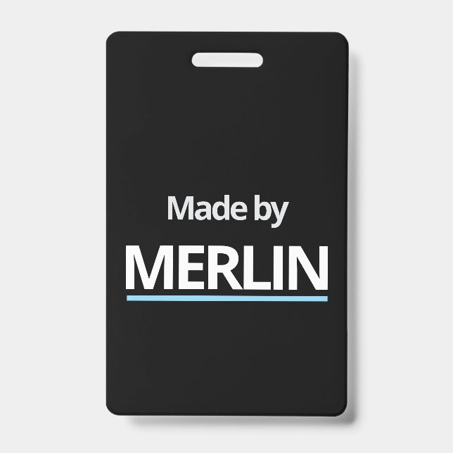 Crachá Feito por MERLIN (Frente)