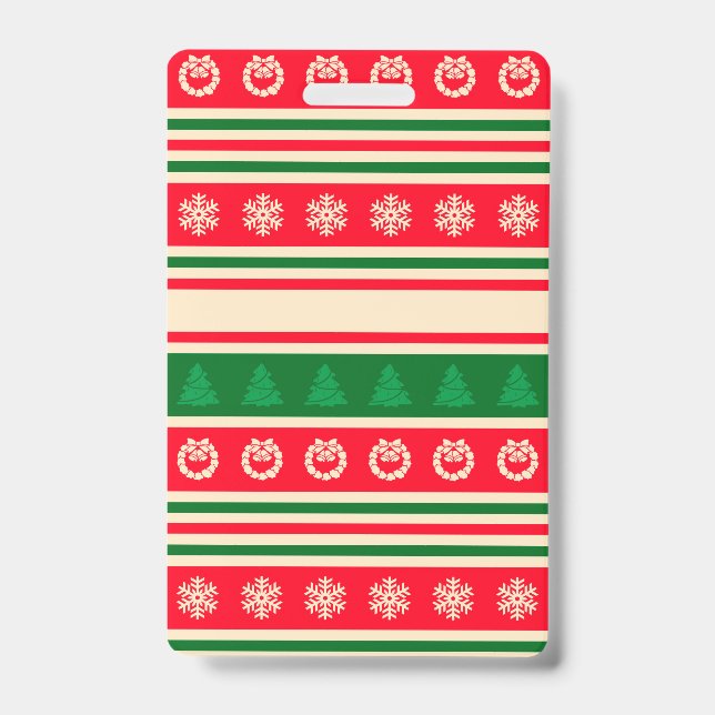 Crachá Feliz Natal (Frente)