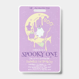 Crachá Festa de Aniversário de 1 ano do Fantasminha com V