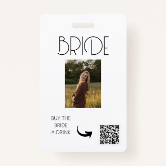 CRACHÁ FESTA DE SOLTEIRA, VENMO QR, COMPRAR BRIDE A BEBID
