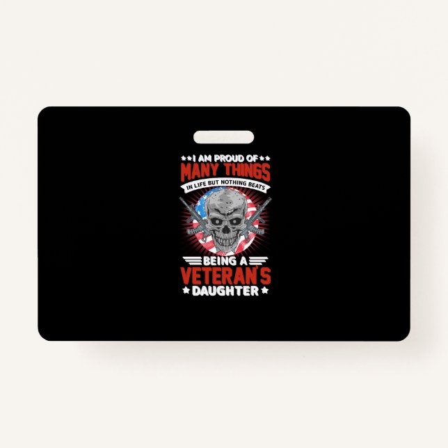 Crachá filha veterana (Frente)