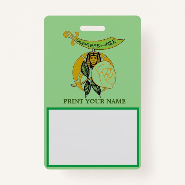 CRACHÁ FILHAS DO NILE (Frente)