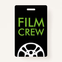 Film Reel Crew e Funcionarios Lanyard