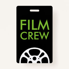 Crachá Film Reel Crew e Funcionarios Lanyard