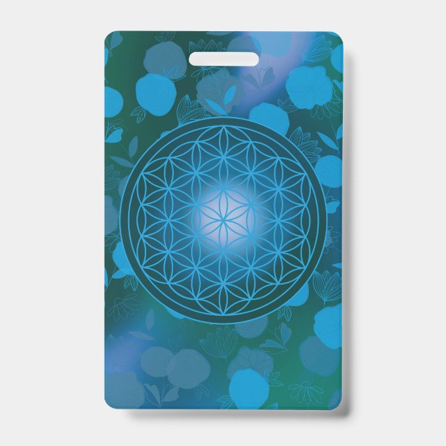 Crachá flower of life, chakra,zen,sacred geometric, (Frente)