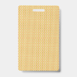 Crachá Folhas de papel de embrulho amarelo, laranja e mar