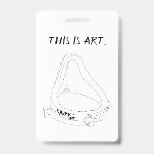 Crachá Fonte de Marcel Duchamp R.Mutt 1917