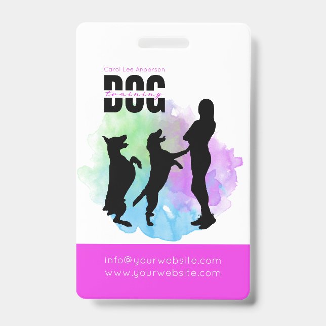 Crachá Formação de cães/Formador de cães (Frente)