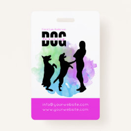 Crachá Formação de cães/Formador de cães