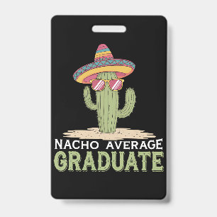 Crachá Formatura Cacto Mexicana de Graduado Não Médio