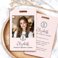 Foto Blush Rosa Script Seu Logotipo Aqui Identific