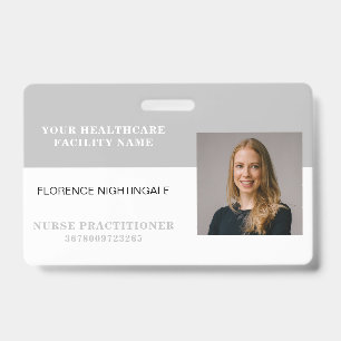 Crachá Foto da sua empresa de assistência médica