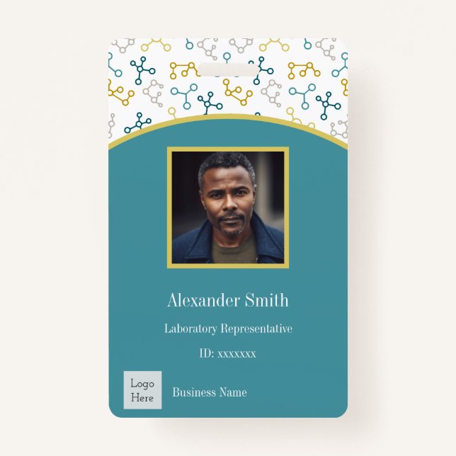 Crachá Foto de Funcionário da Modern Science Company (Frente)