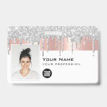 Foto de funcionário personalizada Glam, código de