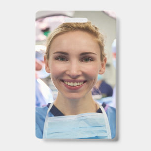 Crachá Foto de Médico Personalizar Customizar