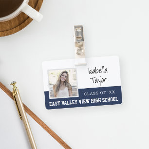 Crachá Foto do anuário da Reunião Escolar Personalizada