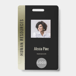 Crachá Foto do Departamento do Nome do Funcionário Corpor
