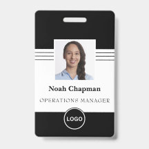 Foto do Funcionário Logotipo Comercial Código de B