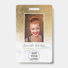 Foto do logotipo do funcionário da folha de ouro a